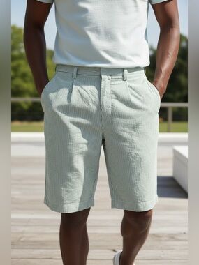 Polo by Ralph Lauren seersucker striped shorts